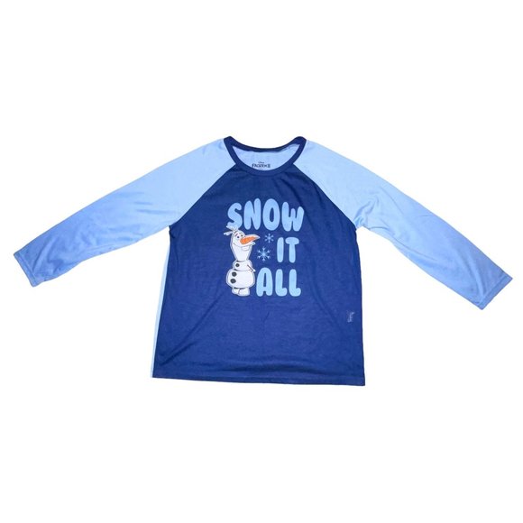 Briefly Stated Disney Frozen Movie Womens Pajamas L Fleece Christmas Holiday - Picture 2 of 10